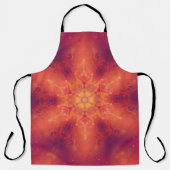 Flaming Fiery Phoenix Burning Snowflake Schort (Voorkant)