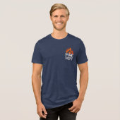 Flaming Fire Dept Halloween Shirt (Voorkant volledig)