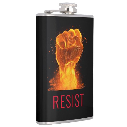 Flaming Fist Resist Heupfles (Rechts)