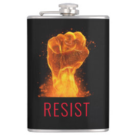 Flaming Fist Resist  Heupfles