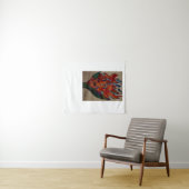 Flaming Flower Animation Small Tapestry Wandkleed (In Situ (horizontaal))
