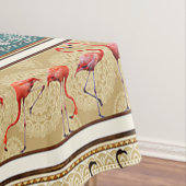 Flaming Go Lover Cft, Cute Flamingo patroon Cft Tafelkleed (Voorbeeld)