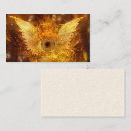 Flaming God Visitekaartje (Voorkant / Achterkant)