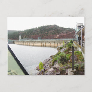 Flaming Gorge Dam op Green River, NE Utah Briefkaart