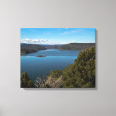 Flaming Gorge Lake Canvas Afdruk (Voorkant)