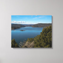 Flaming Gorge Lake Canvas Afdruk
