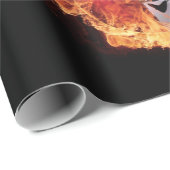 Flaming Guitar Cadeaupapier (Rol Hoek)