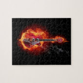 Flaming Guitar Legpuzzel (Horizontaal)