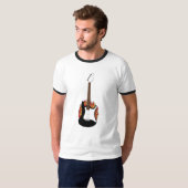 Flaming Guitar Shirt (Voorkant volledig)