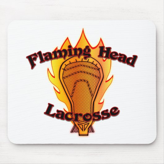Flaming Head Lacrosse Muismat (Voorkant)