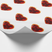Flaming Heart Cadeaupapier (Hoek)