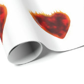 Flaming Heart Cadeaupapier (Rol Hoek)