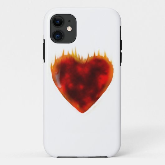 Flaming Heart Case-Mate iPhone Case (Achterkant)