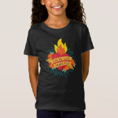 Flaming Heart Dia de los Muertos | Shirts (Voorkant)