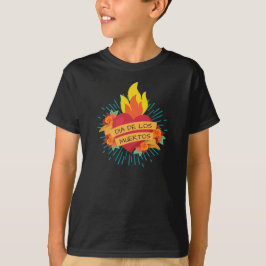 Flaming Heart Dia de los Muertos | Shirts