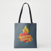 Flaming Heart Dia de los Muertos | Tote bag (Voorkant)