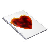 Flaming Heart Notitieboek (Rechterzijde)