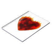 Flaming Heart Notitieboek (Linkerzijde)