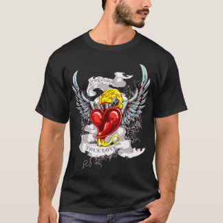 Flaming Heart T-shirt