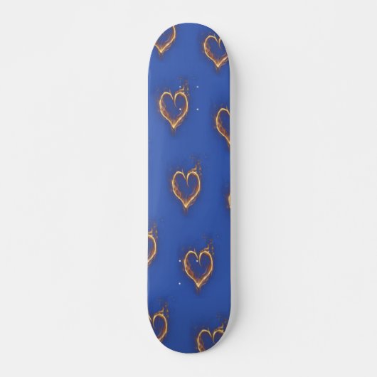 Flaming Hearts Skateboard (Voorkant)