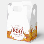 Flaming Heet Vuur BBQ Grill Party Bedankdoosjes (Geopend)