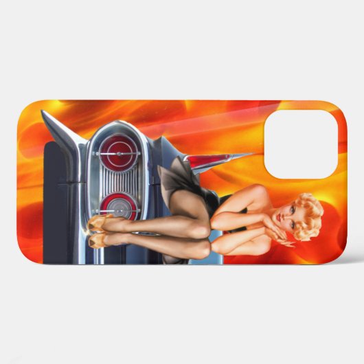 Flaming Hot Case-Mate iPhone Case (Achterkant (horizontaal))