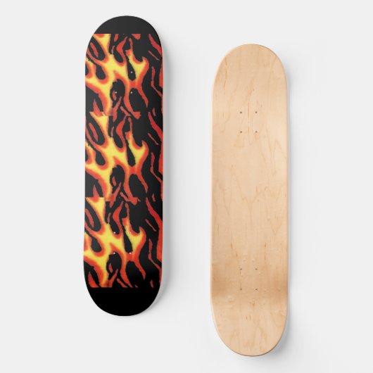 Flaming Hot Persoonlijk Skateboard (Voorkant)