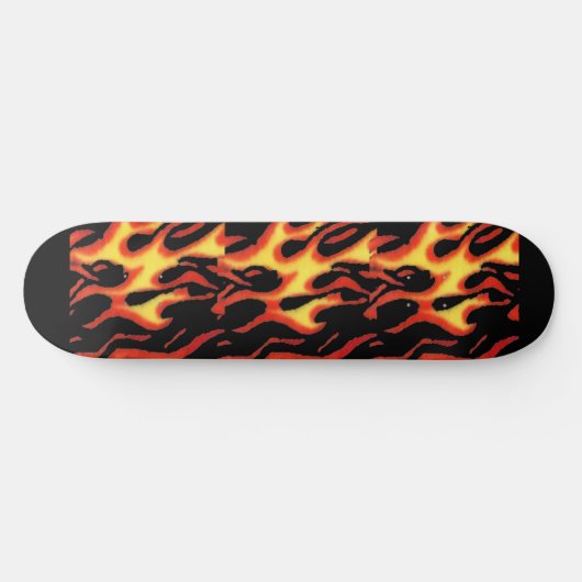Flaming Hot Persoonlijk Skateboard (Horizontaal)
