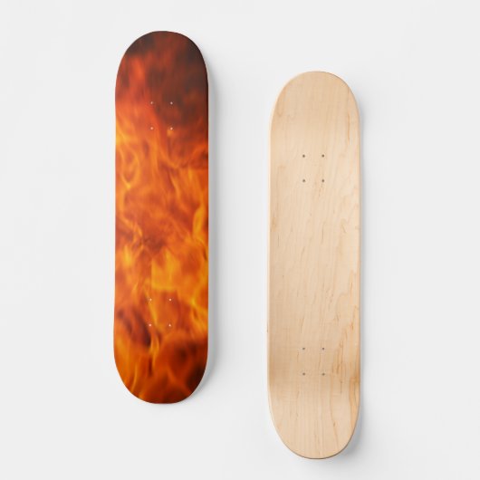 Flaming hot persoonlijk skateboard (Voorkant)