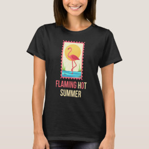 Flaming Hot Zomerkleding Vrouwen Kinder Mannen Roz T-shirt