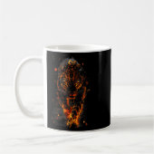 Flaming Jaguar Fierce Leopard Wild Fire Animal Sri Koffiemok (Links)