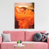 Flaming June, 1895 by Lord Frederic Leighton Canvas Afdruk (Insitu (Woonkamer))