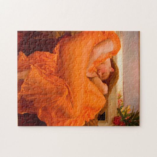 Flaming June, 1895 by Lord Frederic Leighton Legpuzzel (Horizontaal)