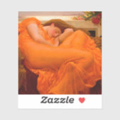 Flaming June, 1895 by Lord Frederic Leighton Sticker (Vel)