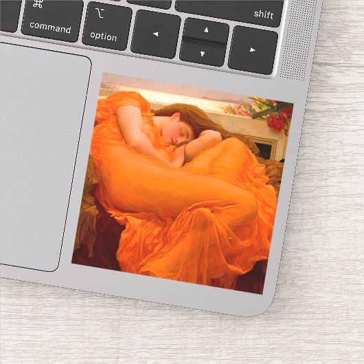 Flaming June, 1895 by Lord Frederic Leighton Sticker (Detail)