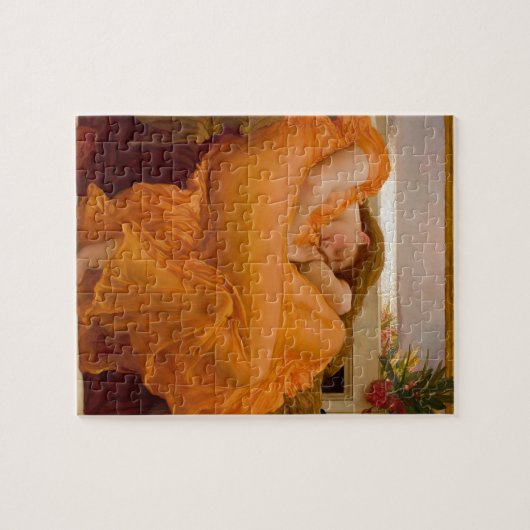 Flaming June  Art Card Paining Legpuzzel (Horizontaal)