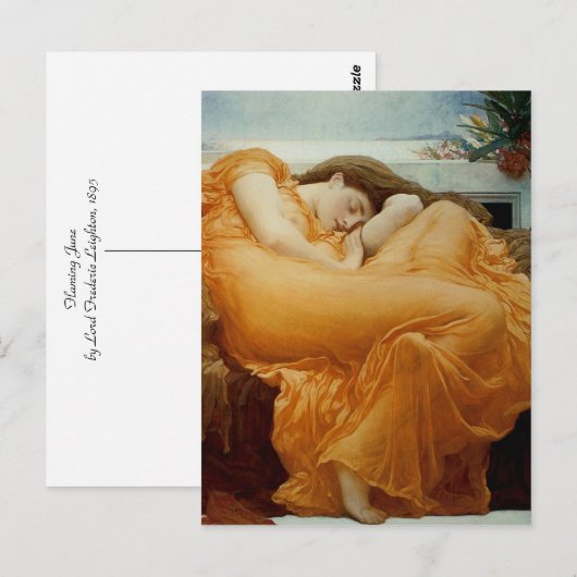 Flaming June Briefkaart (Voorkant / Achterkant)