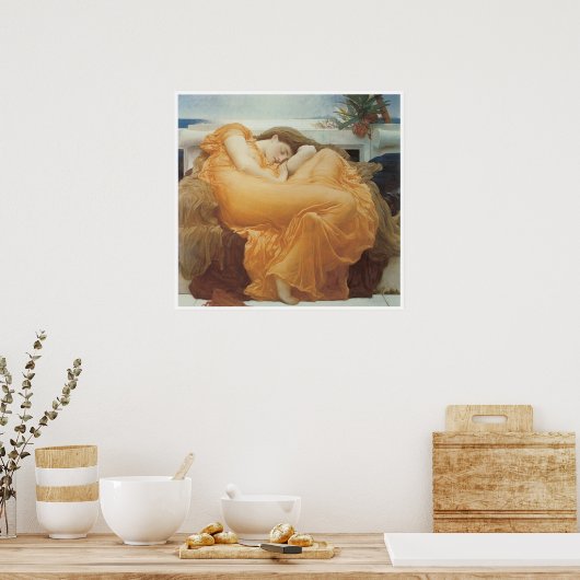 Flaming June, c. 1895 Lord Frederic Leighton Poster (Keuken)