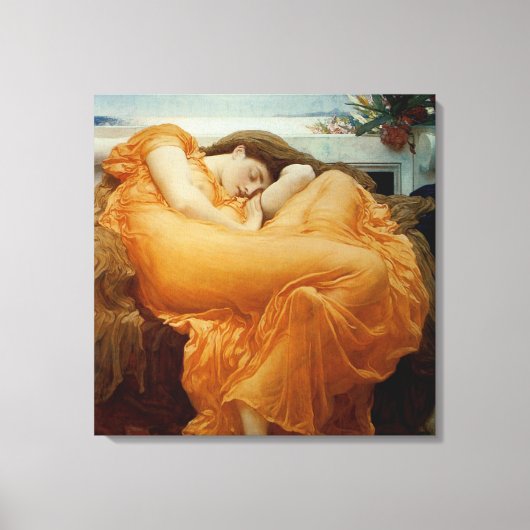 Flaming June Canvas Afdruk (Voorkant)