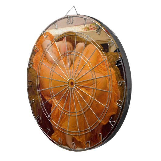 Flaming June (door Frederic Leighton) Dartbord (Voorkant Rechts)