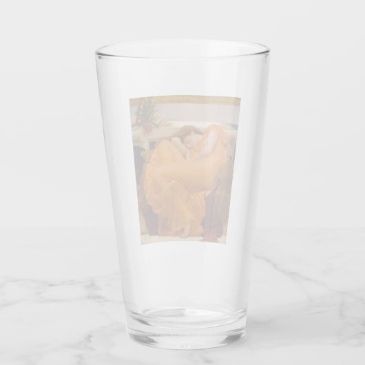 Flaming June (door Frederic Leighton) Glas (Achterkant)