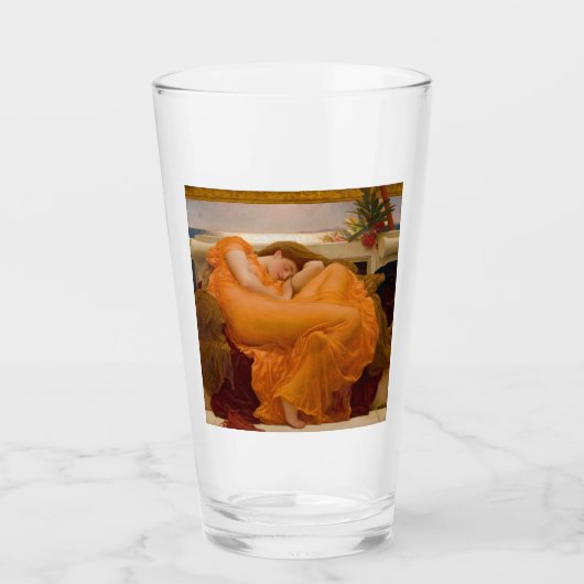 Flaming June (door Frederic Leighton) Glas (Voorkant)