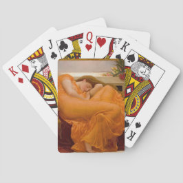Flaming June (door Frederic Leighton) Pokerkaarten