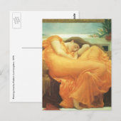 Flaming June door Lord Frederic Leighton Briefkaart (Voorkant / Achterkant)