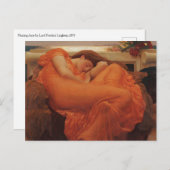 Flaming June door Lord Frederic Leighton Briefkaart (Voorkant / Achterkant)