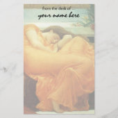 Flaming June door Lord Frederic Leighton Briefpapier (Voorkant)