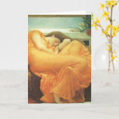 Flaming June door Lord Frederic Leighton Kaart (Gele Bloem)