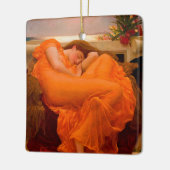 Flaming June door Lord Frederic Leighton Keramisch Ornament (Links)