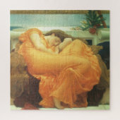 Flaming June door Lord Frederic Leighton Legpuzzel (Verticaal)
