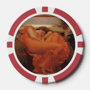 Flaming June door Lord Frederic Leighton Poker Chips